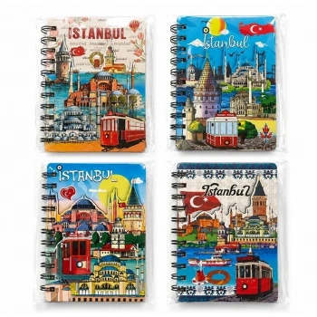 İstanbul Temalı Kabartmalı Defter Alk5823