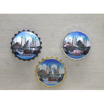 İstanbul Temalı Metal Magnet Alk4339