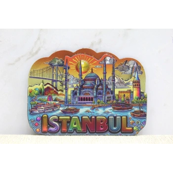 İstanbul Temalı Silikon Buzdolapı Süsü Magnet Alk5376