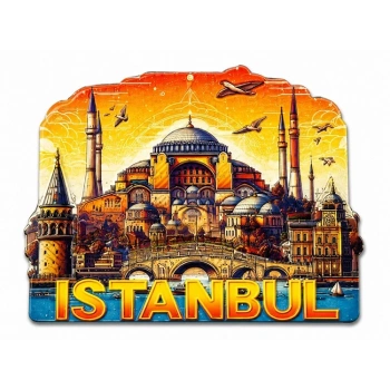 İstanbul Temalı Silikon Buzdolapı Süsü Magnet Alk5378