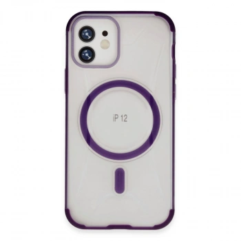 Joko Apple İphone 12 Hilton Magsafe Kapak - Derin Mor