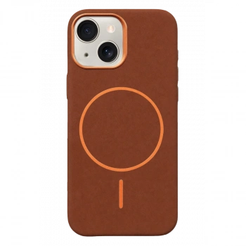 Joko Apple İphone 14 Luno Deri Magsafe Kapak - Kahverengi