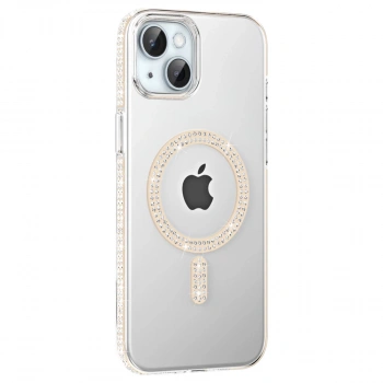 Joko Apple İphone 14 Move Taşlı Magsafe Kapak - Pembe