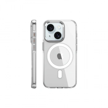 Joko Apple İphone 15 Pro Kılıf Crystal Magsafe Kapak - Şeffaf