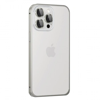 Joko Apple İphone 15 Pro Max Metal Bumper Mat Kapak - Gri