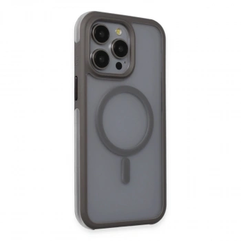 Joko Apple İphone 15 Pro Max Toras Airbag Magsafe Kapak - Titan Gri