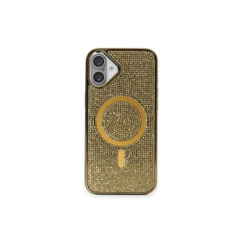 Joko Apple İphone 16 Plus Kılıf Helen Magsafe Kapak - Gold