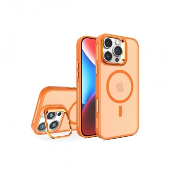 Joko Apple İphone 16 Pro Flet Lens Magsafe Kapak - Turuncu