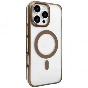 Joko Apple İphone 16 Pro Gleam Pc Sert Magsafe Kılıf - Kahverengi