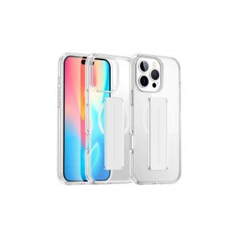 Joko Apple İphone 16 Pro Kılıf Alfa Magsafe Standlı Kapak - Şeffaf
