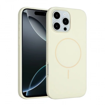 Joko Apple İphone 16 Pro Kılıf Jully Magsafe Kapak - Bej