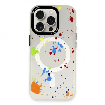 Joko Apple İphone 16 Pro Max Colorful Magsafe Kapak - Şeffaf