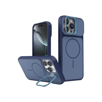 Joko Apple İphone 16 Pro Max Pale Magsafe Standlı Kapak- Mavi