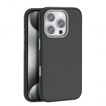 Joko Apple İphone 16 Pro Max Wonder Deri Magsafe Kapak - Siyah