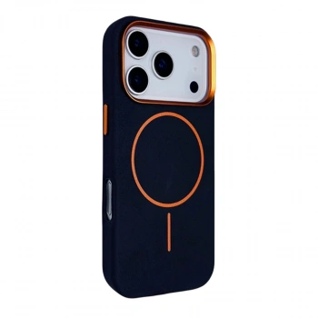 Joko Apple İphone 17 Pro Max Luno Deri Magsafe Kapak - Mavi