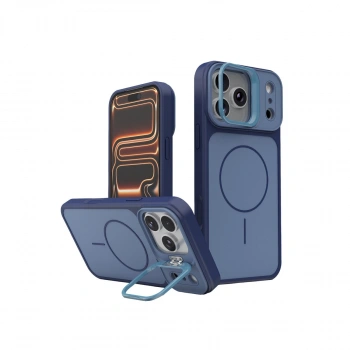 Joko Apple İphone 17 Pro Max Pale Magsafe Standlı Kapak - Mavi