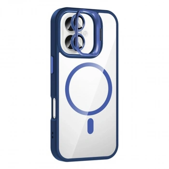 Joko Apple İphone 17 Remim Lensli Magsafe Standlı Kapak - Lacivert