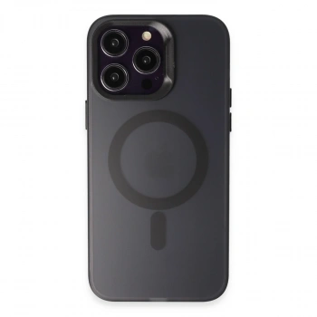 Joko İphone 15 Pro Max Kılıf Mateks Magsafe Kapak - Siyah