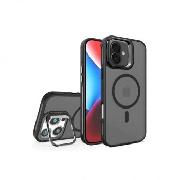 Joko İphone 16 Plus Flet Lens Magsafe Kapak - Siyah