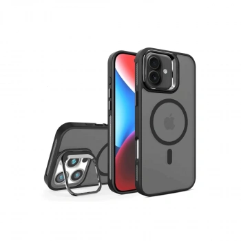 Joko İphone 16 Plus Flet Lens Magsafe Kapak - Siyah