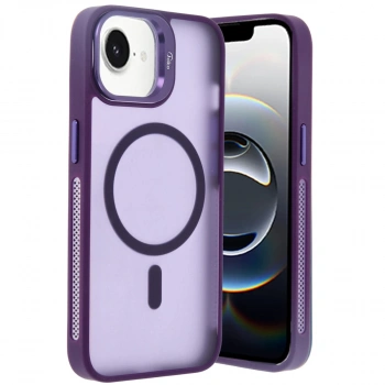 Joko İphone 16e Flet Lens Magsafe Kapak - Derin Mor