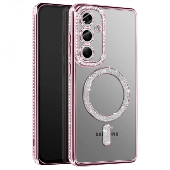 Joko Samsung Galaxy A37 5g Joke Simli Magneticsafe Kılıf - Pembe