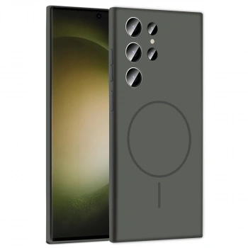 Joko Samsung Galaxy S23 Ultra Kılıf Jully Magsafe Kapak - Titan Gri