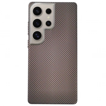 Joko Samsung Galaxy S24 Ultra Besa Magsafe Kapak - Natural Grey