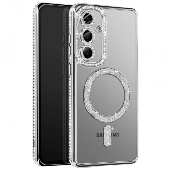 Joko Samsung Galaxy S26 Plus Joke Simli Magneticsafe Kılıf - Gümüş