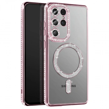 Joko Samsung Galaxy S26 Ultra Joke Simli Magneticsafe Kılıf - Pembe