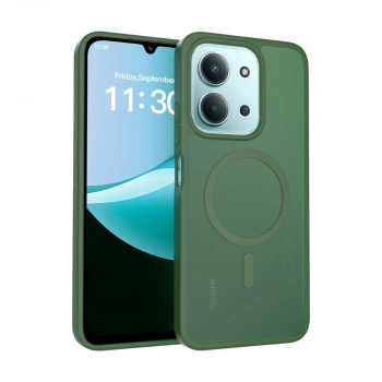 Joko Xiaomi Redmi 15c 4g Jota Magsafe Kapak - Koyu Yeşil