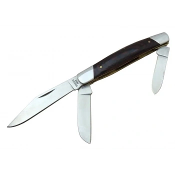 K-15 Falkon Üç Ağızlı / Üçlü Çakı 18 Cm - Ahşap Saplı, Manuel
