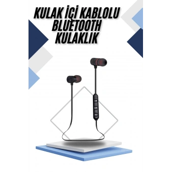 Kablolu Kulakiçi Bluetooth Kulaklık Mıknatıslı Anc Özellikli Yüksek Ses Kaliteli