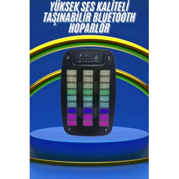 Kablosuz Hoparlör İos Ve Android Uyumlu Şarjlı Sd Kart Girişli Bluetooth Hoparlör