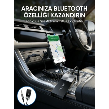 Kablosuz Müzik Aktarımı Sağlayan Usb Aux Adaptörü