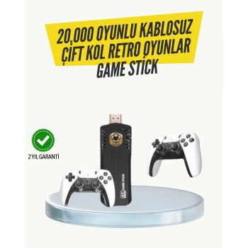 Kablosuz Retro Oyun Konsolu – Geniş Oyun Kütüphanesi Ve Hd Görüntü İle Sonsuz Eğlence