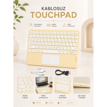 Kablosuz Touchpad Tüm Cihazlarla Uyumlu