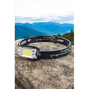 Kafa Lambası Kamp Feneri Balıkçı Feneri Başlıklı Suya Dayanıklı