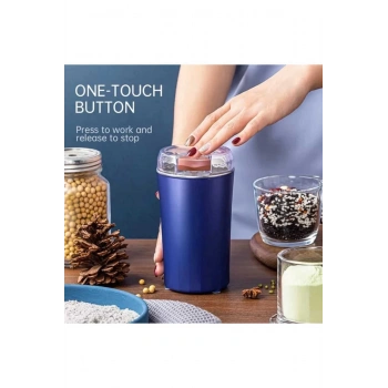 Kahve Ve Baharat Öğütücü Paslanmaz Çelik Kahve Değirmeni Yedek Bıçak Hediyeli