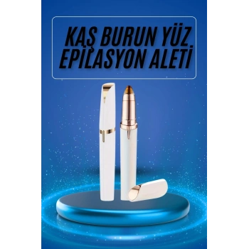 Kaş Bıyık Epilasyon Aleti İnce Uçlu Yüz Için Tüy Alıcı Pilli