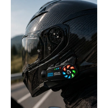 Kask Kamerası Bluetooth Bağlantılı 1080p Kayıt Ve Akıllı Kontrol Sistemi