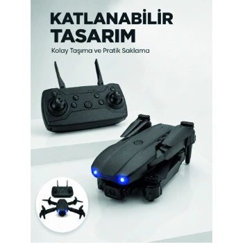 Katlanabilir Kamera Drone 4k Hd Görüntü, Hover Özelliği Ve Uzaktan Kumanda