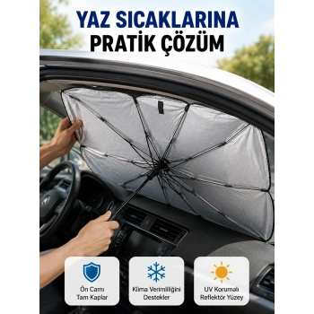 Katlanabilir Oto Güneşlik – Uv Koruma Ve Isı Yalıtımı Yeni Nesil