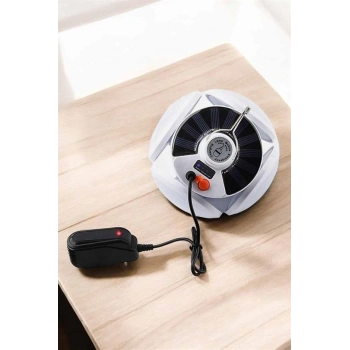 Katlanabilir Taşınabilir Kamp Lambası Işıldak Beyaz Işık Güneş Enerjili Solar Aydınlatma