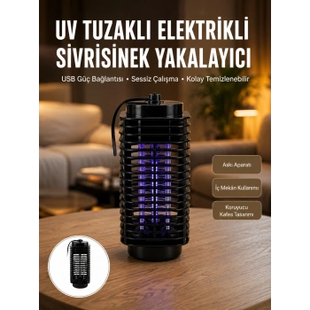 Kimyasal İçermeyen Uv Işıklı Böcek Ve Sivrisinek Kapanı – Güvenli Kullanım Yeni Nesil