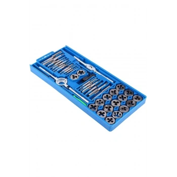 Klavuz 40 Parça Klavuz Açma Seti Pafta Seti Metrik Set Kılavuz Pafta Full Set