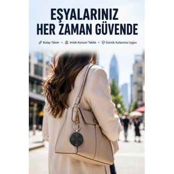 Konum Takip Cihazı Airtag Apple Ve Android Uyumlu Akıllı Eşya Bulucu