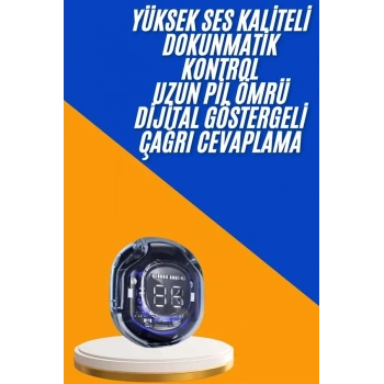 Kulak İçi Bluetooth Kulaklık Anc Enc Özellikli Şarj Göstergeli Kablosuz Kulaklık