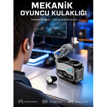 Kulaklığı Yeni Mekanik Kablosuz Kulaklık İos Android Uyumlu Yeni Nesil