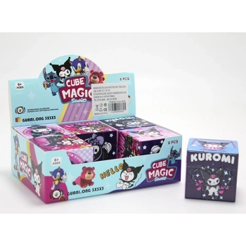 Kuromi Baskılı Zeka Küpü - Karakter Tasarımlı Küp Oyuncak Alk4009